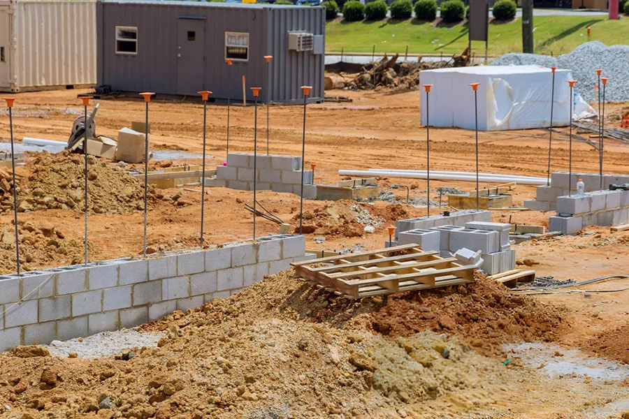 Pre-Construction Pier Installation in Crockett, TX