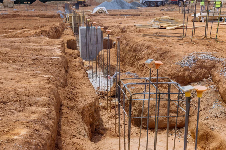 Pre-Construction Pier Installation in Crockett, TX