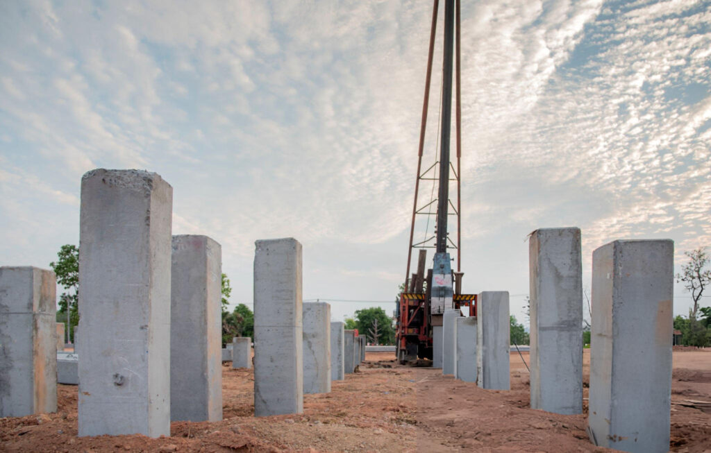 Pressed Concrete Pilings in Crockett, TX