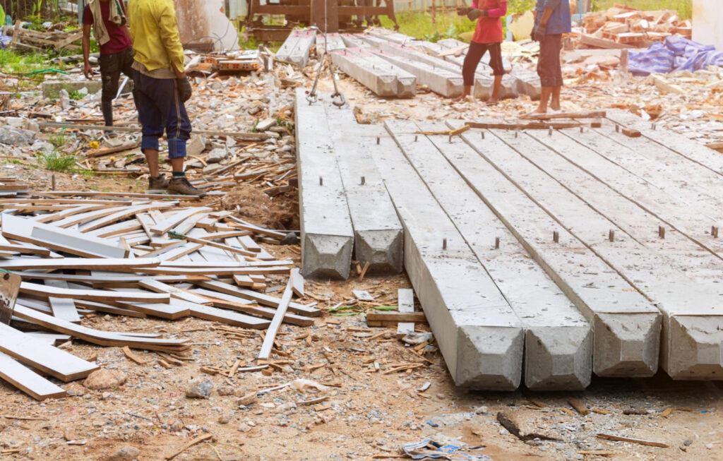 Pressed Concrete Pilings in Crockett, TX