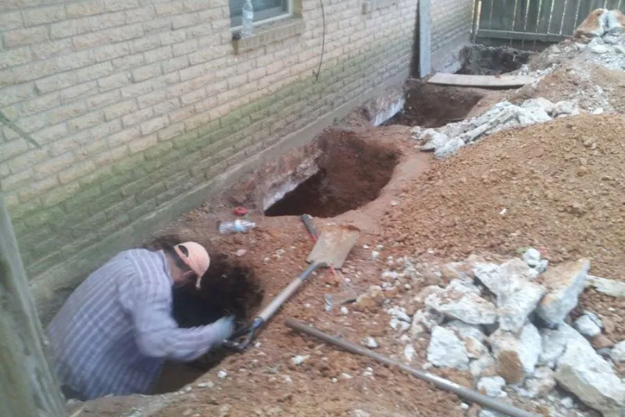 Slab Pier Installation in Crockett, TX